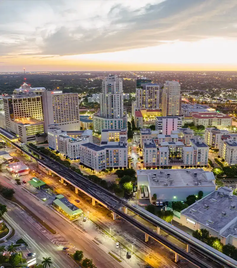 South Florida residential and commercial buildings — Kendall market context