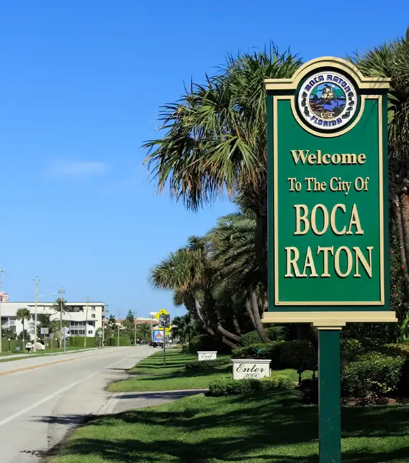 Boca Raton, Florida — property management service area hero