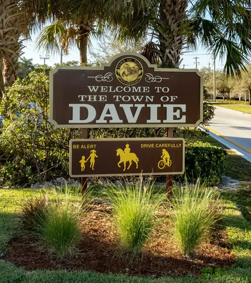 Davie, Florida — property management service area hero